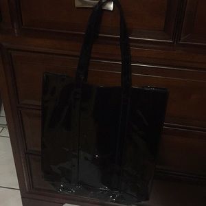 Large black handbag